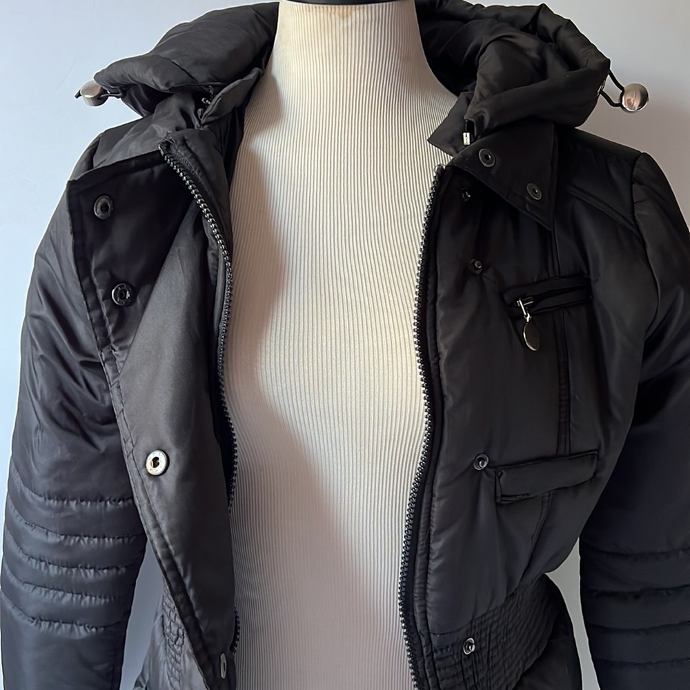 Dollhouse Coat Black Jacket Hoodie New XS - Picture 12 of 16